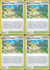 Collapsed Stadium 137/172 - Brilliant Stars - Pokemon Trainer Card Lot Playset X4