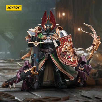 Joytoy Warhammer 40K Dark Angels, Dark Angels Primarch Lion Eljonson 1/18 Action Figure Model