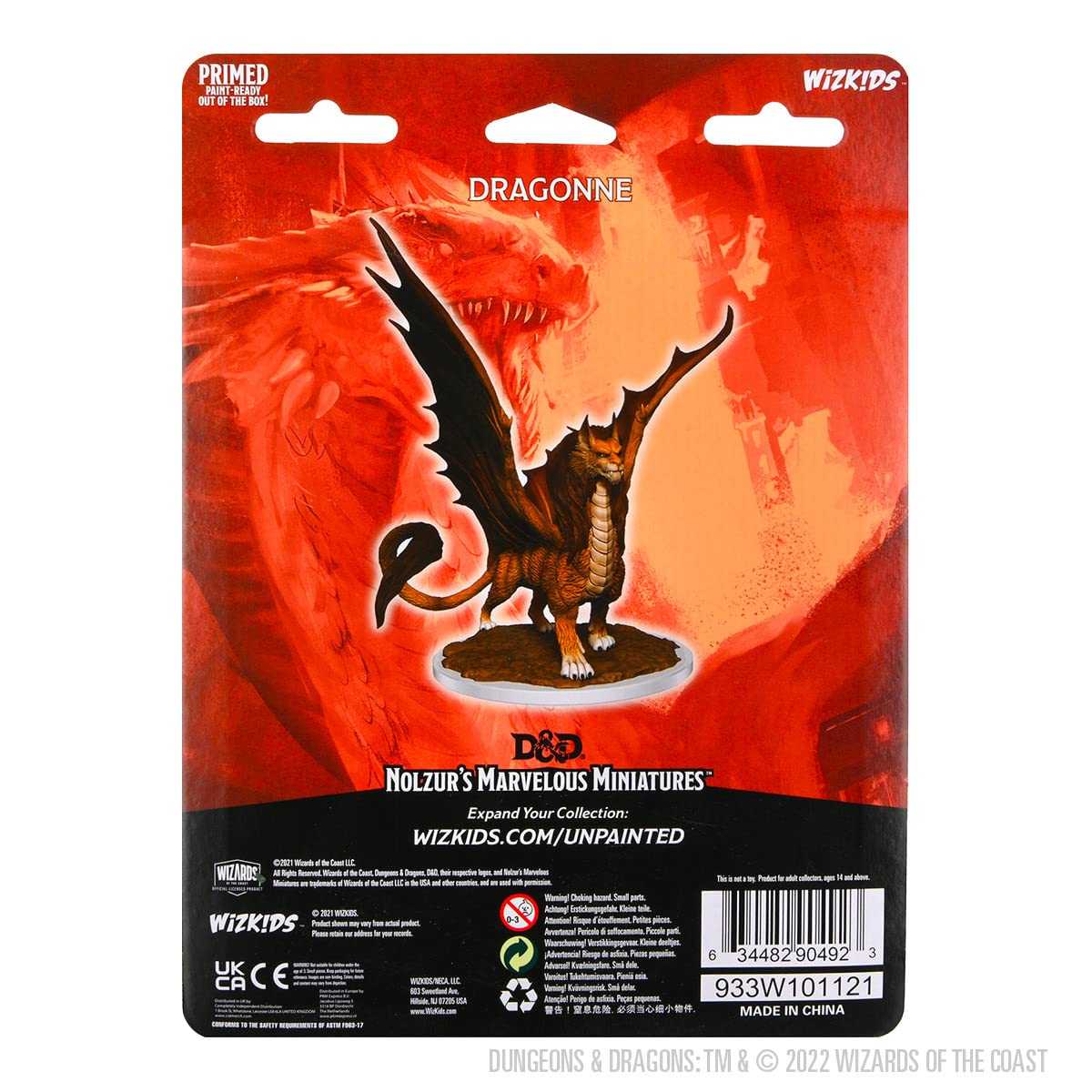 D&D Nolzurs Marvelous Miniatures: Dragonne