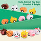 33 Pcs Mini Animal Pull Back Toy Cars for Boys Girls Kids Toddlers, Party Favors Teacher Classroom Treasure Box Prizes, Pinata F