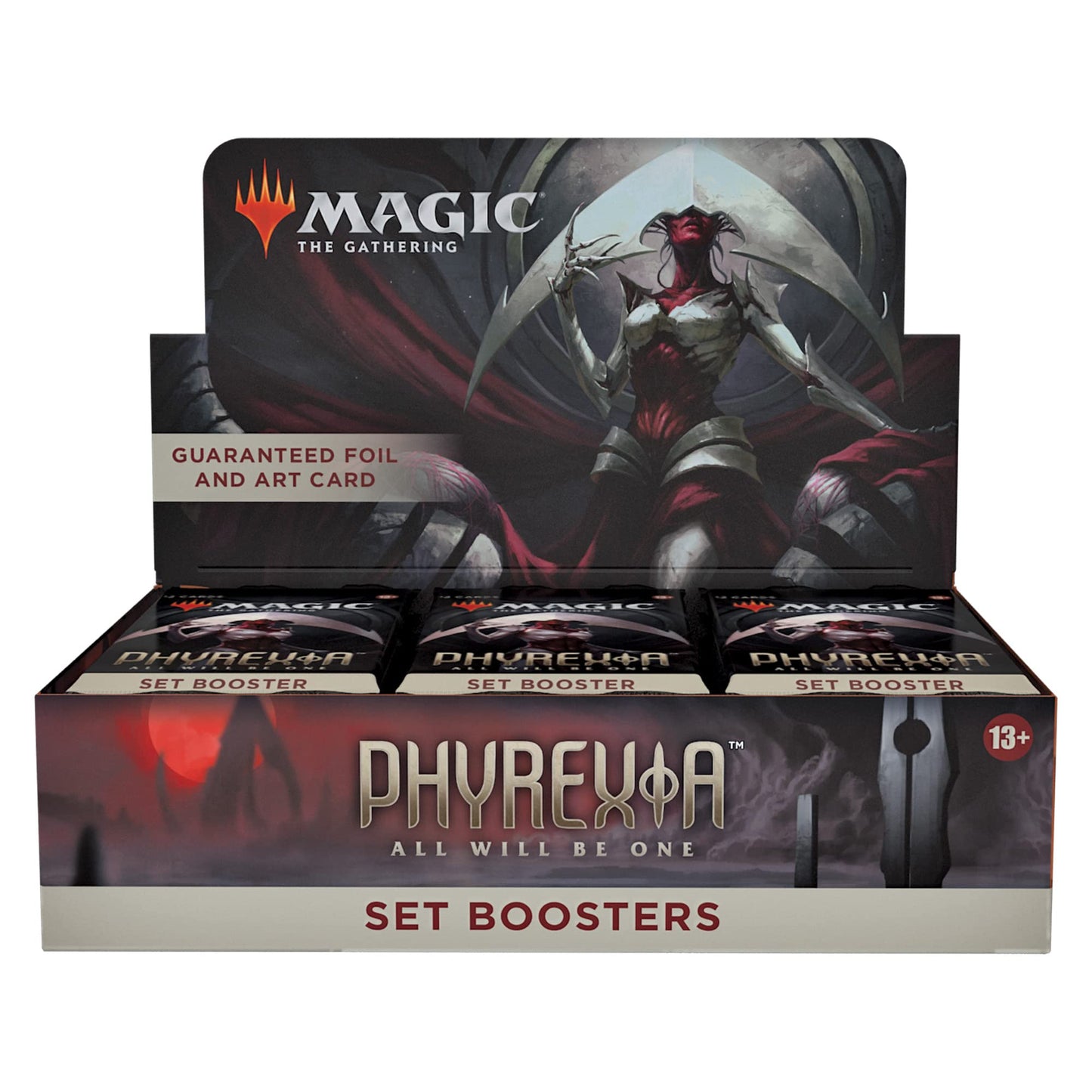 Magic: The Gathering Phyrexia: All Will Be One Set Booster Box - 30 Packs (360 Cards) - Model D11300000 - Paper Material