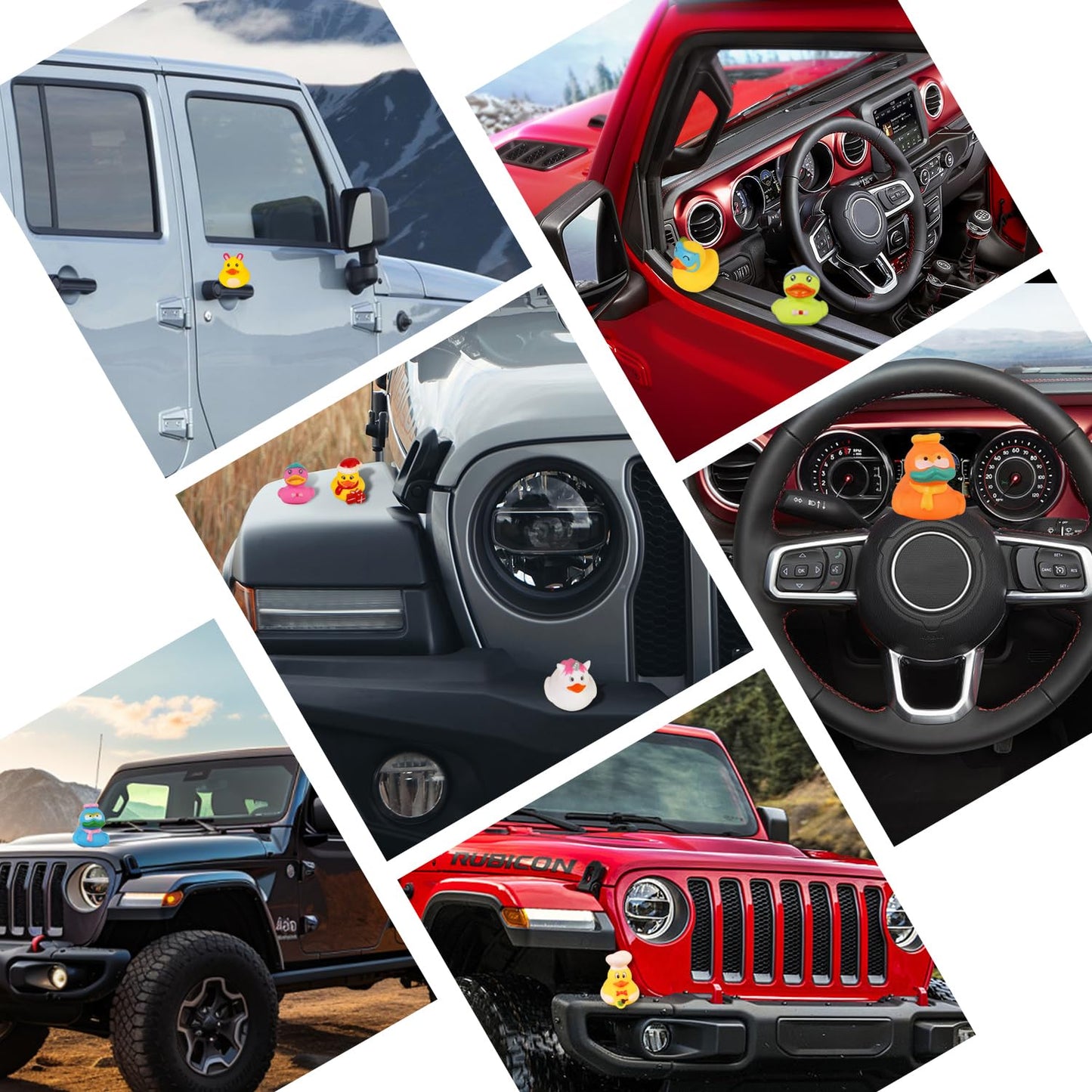 Audaisyly Rubber Ducks Bath Toy for Kids  Assortment Duckies for Jeep Ducking Pool Floater Ducky Bathtub Beach Toys  Party Favors Birthday (150 Pack)