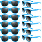 Tuparka 12 Pack Sunglasses Party Favors Bulk Party Sunglasses Goody Bag Fillers For Birthday Party Beach Pool Party, Blue