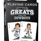 Dallas Cowboys All Time Greats Playing Cards