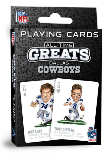 Dallas Cowboys All Time Greats Playing Cards