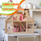 Relaxgiant 12 Pcs Miniature Dollhouse Trim Dollhouse Accessories 3 Styles On 1: 12 Scale 16'' Long Wooden Trims Finishing Corner