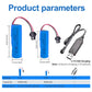 3.7V Rechargeable Battery 2500mah Li-ion Battery 1 Pack with USB Chargers SM-2P Plug for RC Cars DE42 DE44 DE45 DE68 Toy Cars