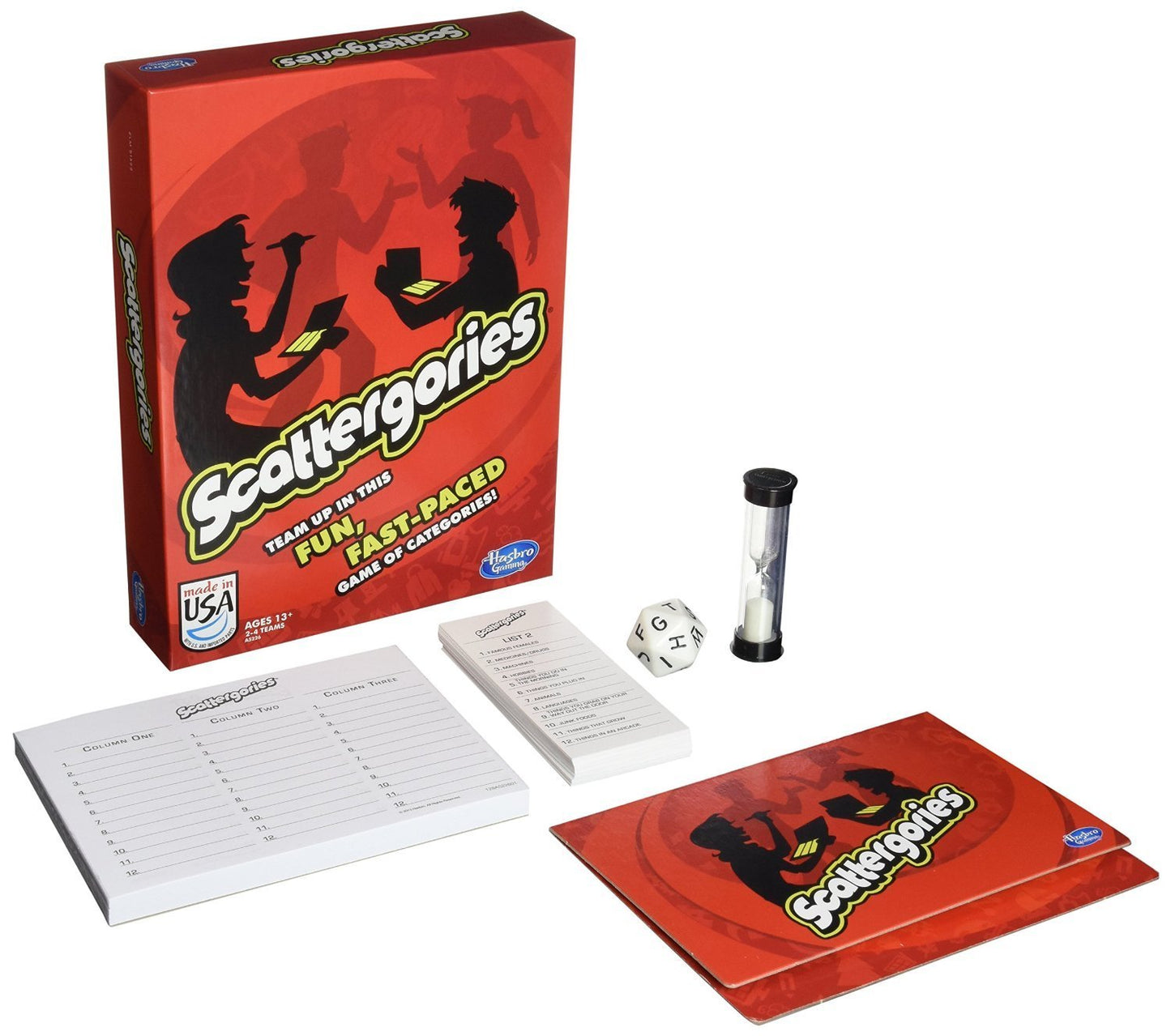 Hasbro Scattergories Board Game, Model Number A5226, Ages 13+