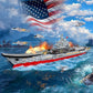 2234 Pieces Aircraft Carrier Building Blocks With Storage Box, 38X 7.7X10.5 Inch Stress Release Large Construction Military Wars