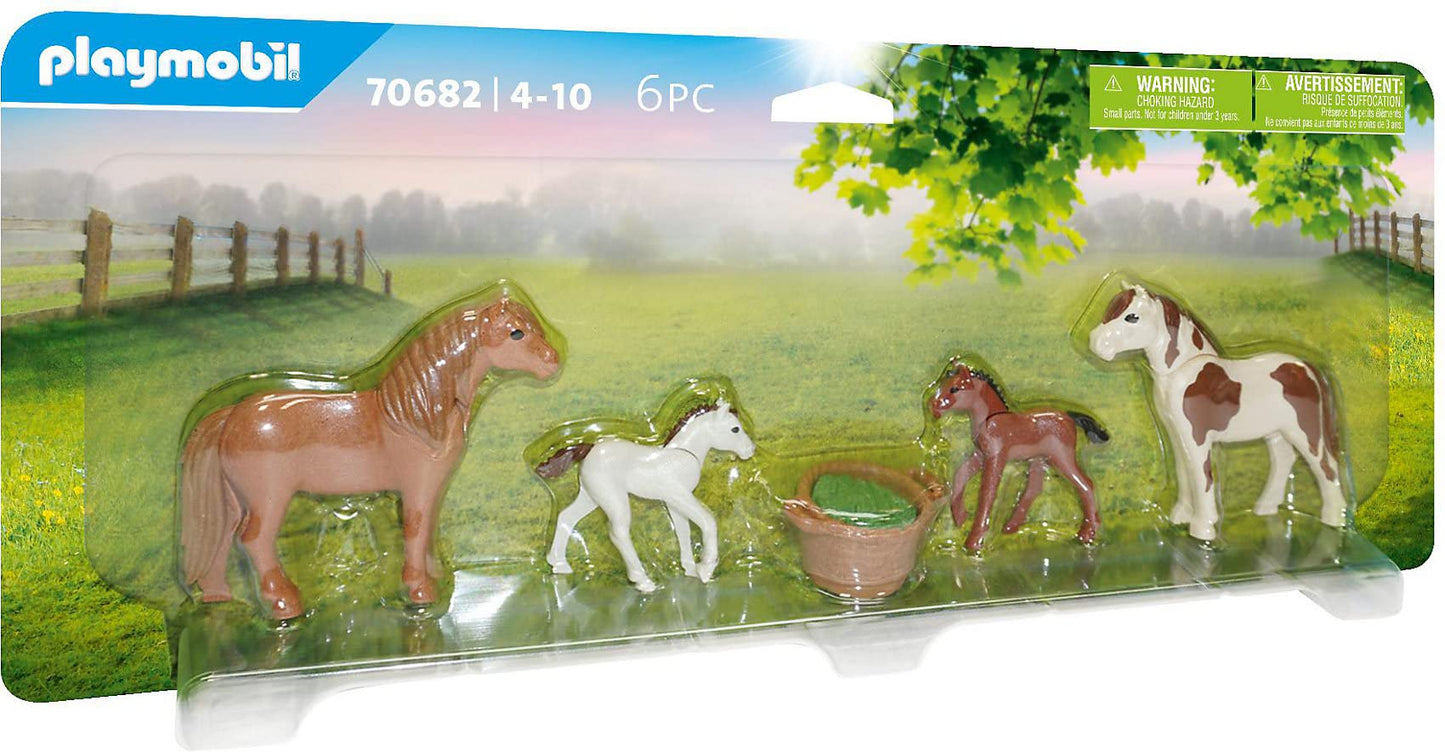 Playmobil Ponies With Foals