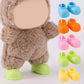 5 Pairs Mini Doll Shoes  Plastic Colorful Cute Tiny Shoes enhanced Fashion Outfit Accessories Replacement Suitable for 17cm Doll (No Included)