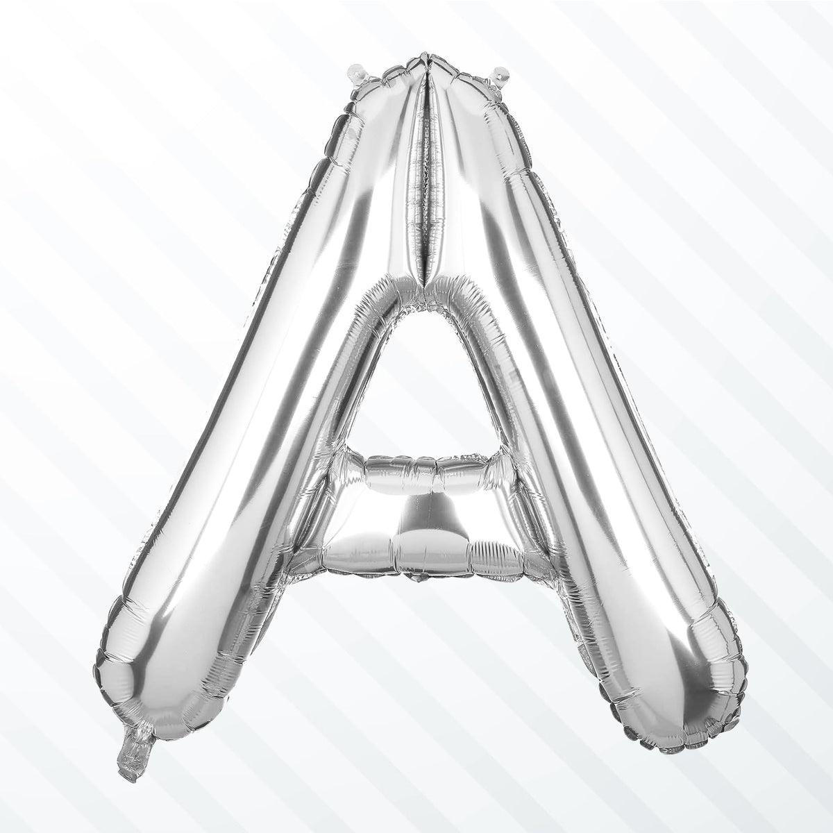 Flyloons Silver A Alphabets Letter Foil Balloons Perfect for Birthday Decoration Items, Anniversary, Bachelorette, Wedding, Fare