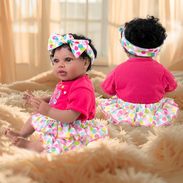 Aori Reborn Baby Dolls Clothes - Outfit Clothing Accessories Set For 20-22 Inch Realistic Newborn Toy Dolls