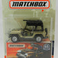 Matchbox Globe Travelers Gold/Black Jeeep Wrangler 65Th Anniversary