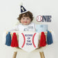 HODIHIWI Baseball Baby Boy First Rookie Of The Year High Chair Banner 1st Cake Topper Birthday Party Decorations