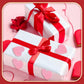 Pink Heart Stickers,1.5 Glitter Valentines Stickers 500 per Roll,Valentines Day Decorations(Pink)