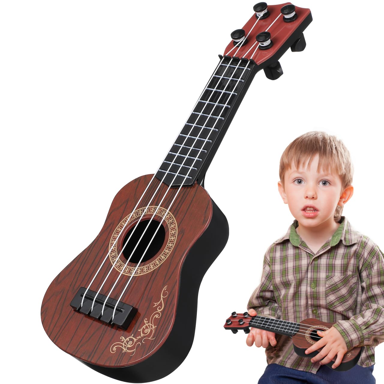 Toddmomy Melodic Fun for Kids: Plastic Ukulele Guitar - A Musical Toy Instrument for Children, Inspiring Musical Education and P
