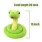 Ice King Bear Lifelike Green Snake Stuffed Animal - Plush Toy (Standing)
