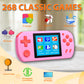 Beico Handheld Games For Kids Adults With Built In 268 Classic Retro Video Games,3.0'' Color Screen Rechargeable Portable Arcade