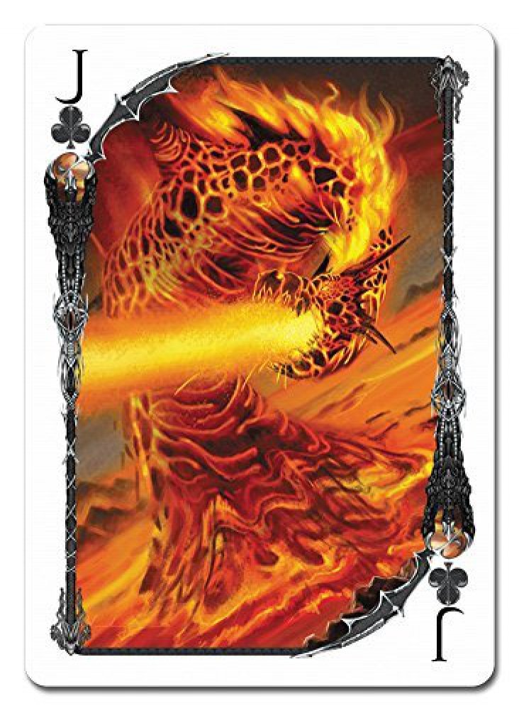 Jarofurel Dragon Tome Playing Cards