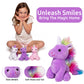 Plush Unicorn Stuffed Animal 7.5' - Unicorn Plush For Girls - Easter (Purple)