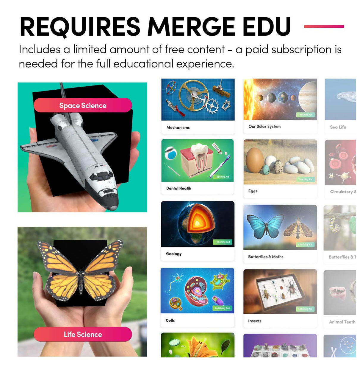 3D STEM Hologram Cube