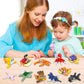 Ocean Party Favors For Kids Goodie Bags,12Pcs Sea Animal Mini Building Blocks, Building Sets Stem Toys, Assorted Building Blocks Sets For Birthday Party Gift,Goodie Bags, Prize,Cake Topper