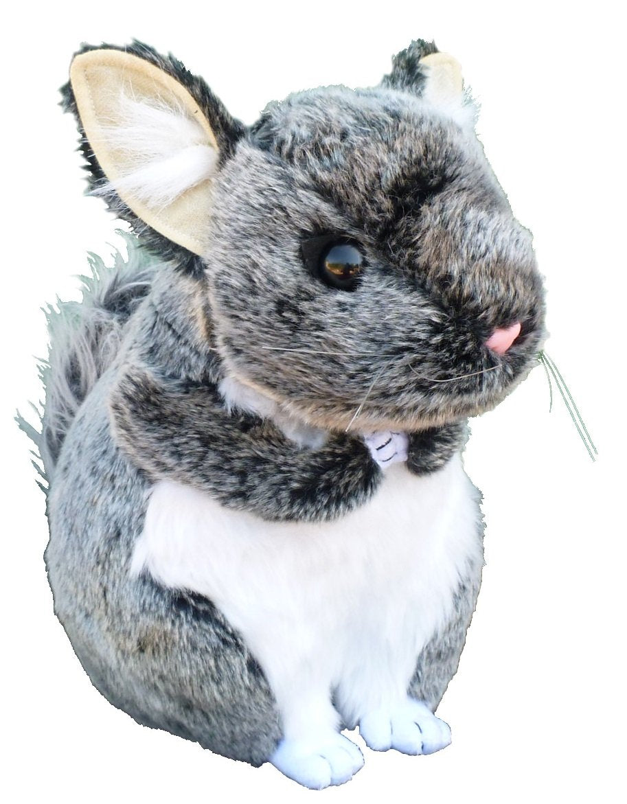 Adore Plush Company 12" Gizmo The Chinchilla Plush Toy - Gray, Soft Plastic Stuffed Animal
