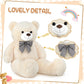 Sausudols XXL Giant Teddy Bear 47  Jumbo Plush Stuffed Animal  Soft Hugging Toy Gift for Kids  Valentine's Day  Christmas Cream