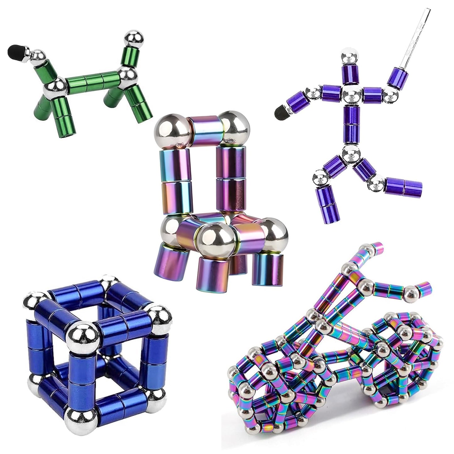 Fidget Pen, Magnetic Fidget Toys Pen,Deformable Magnet Metal Writing Pen For Age 8-13 Kids Boys Girls Teens Adults, Classroom Pr