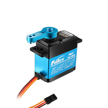 FEETECH 35KG Servo Motor 360 Degree High Torque Digital Servo High Voltage Waterproof Metal Gear Aluminium Case for RC Helicopte