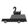 Candycar Wooden Diecast Collection - Black Swan Wagon, Premium Handcrafted Beech Wood Toy Car