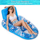 Jasonwell Inflatable Pool Float mature-themed - Pool Floaties Lounger Floats Raft Floating Chair Water Floaties for Swimming Pool Lake Lounge Float with Cup Holders Beach Pool Party Toys for mature-themeds