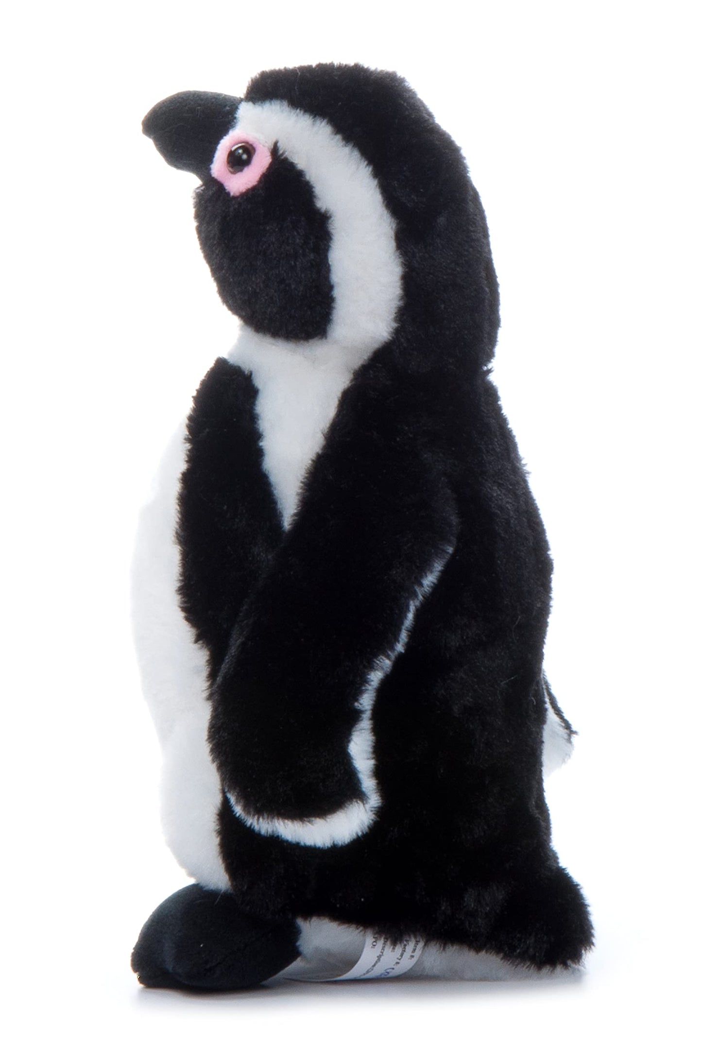The Petting Zoo African Blackfoot Penguin Plush Toy, 9 Inch White Stuffed Animal for Kids, Model 319009