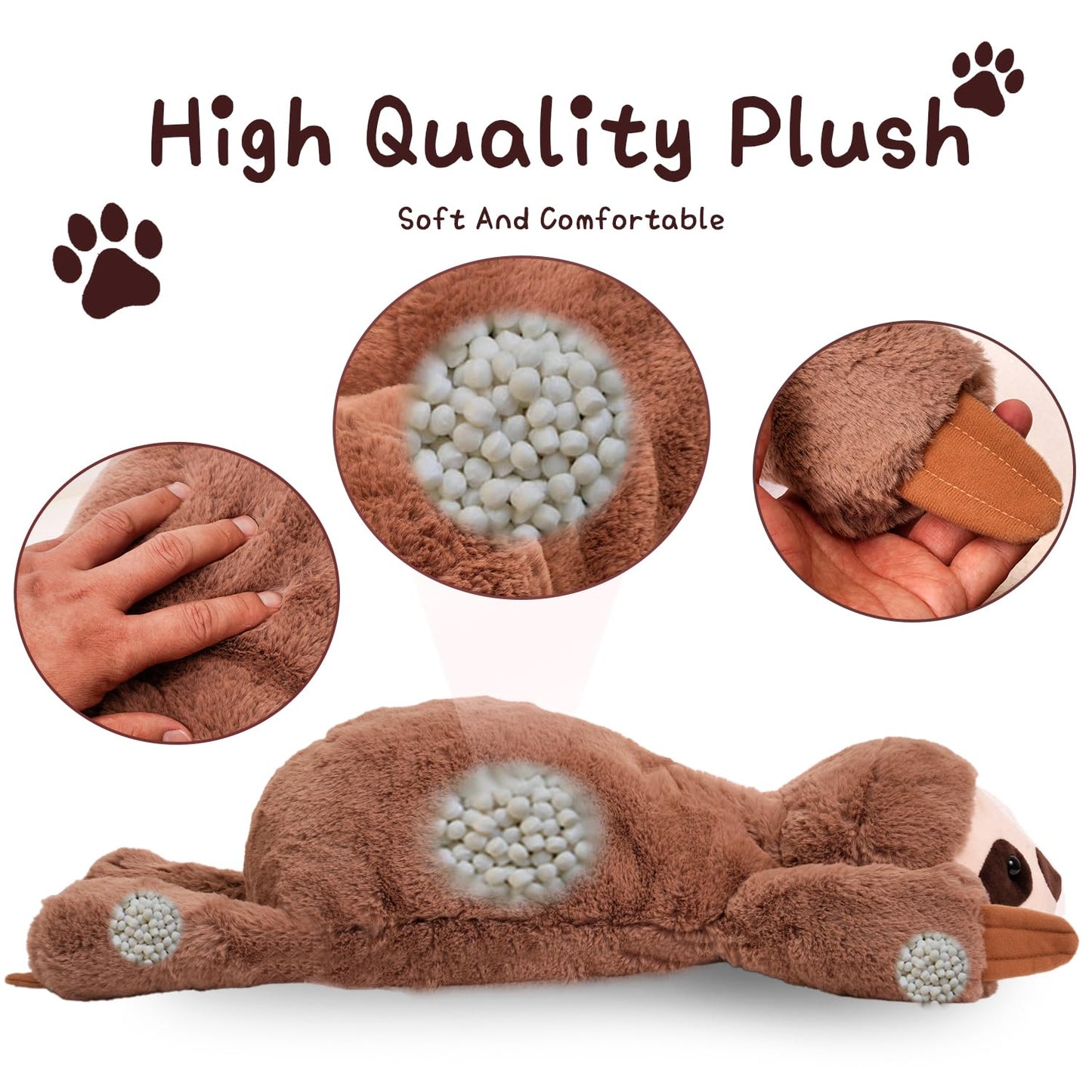 PINMINGS Soft Weighted Stuffed Animals Weighted Plushies Animals for mature-themeds  Soft Lovely Weighted Animals for mature-themed and Kids