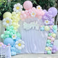Bezente Pastel Balloons 18 Inch - 30 Pack Large Thick Macaron Balloons Big Round Multicolor Latex Balloons For Birthday Baby Sho