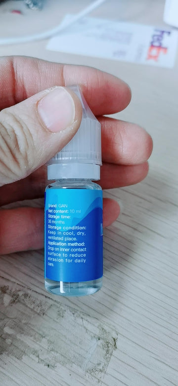 Cuberspeed Gan Blue Cube Bag & Gan Cube Lube Professional Speed Cube Lube Lubricant Oil 10Ml