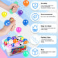 54Pack Stress Balls, Squishy Toys, Squishy Squeeze Balls Bulk Fidget Toys For Adults Squishy Balls Stress Relief Toys, Party Fav