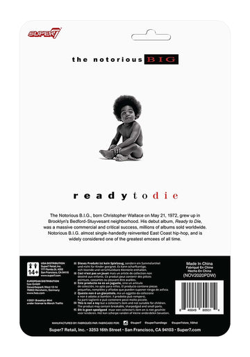 Super7 The Notorious B.I.G. Reaction Figure