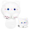 White Cat Stuffed Animals, Kawaii Cat Plushies For Girls And Boys, Soft Cats Mini Plush Toy Keychain, Fun Cuddly Plush Toys For