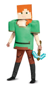 Alex Deluxe Minecraft Costume, Multicolor, Large (10-12)