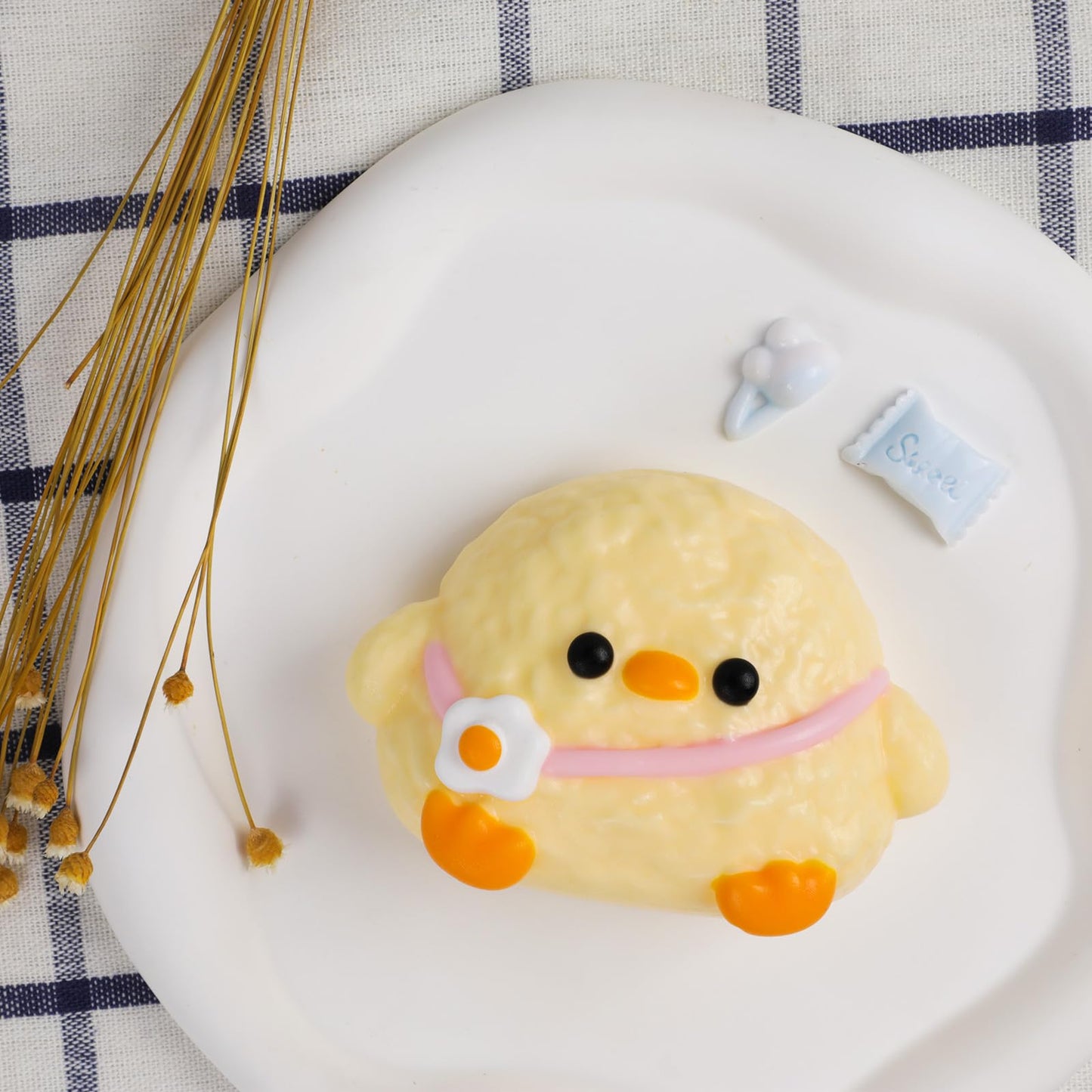 Taba Squishy Chick - Cute Yellow Chicken Kit Handmade Toy for Kids and Adults