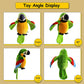 9'' Cute Talking Parrot Repeats What You Say Electronic Interactive Plush Toy Stuffed Animal Record Parrot Waving Wings Funny Bird Toys For Children Girls Boys Best Xmas Gift (Green Parrot)