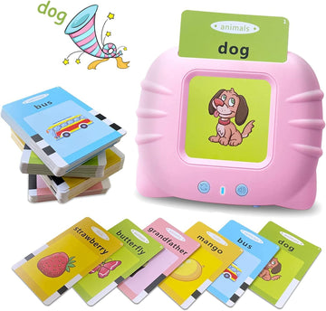 Toyshine Talking Flash Cards Educational Learning Toys For Toddlers Montessori Toys Flash Cards For Age 2 3 4 5 6 | 112 Cards, P