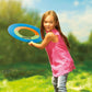 Toysmith Get Outside GO! Beamo Flying Hoop, 30-Inch, Multi Color, Perfect for Outdoor Fun and Games, Assorted Colors (6101AM)