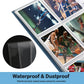 HERKKA Trading Card Sleeve Pages, 100 Pack, Clear Polypropylene, 9 Pocket, Fits 3 Ring Binders