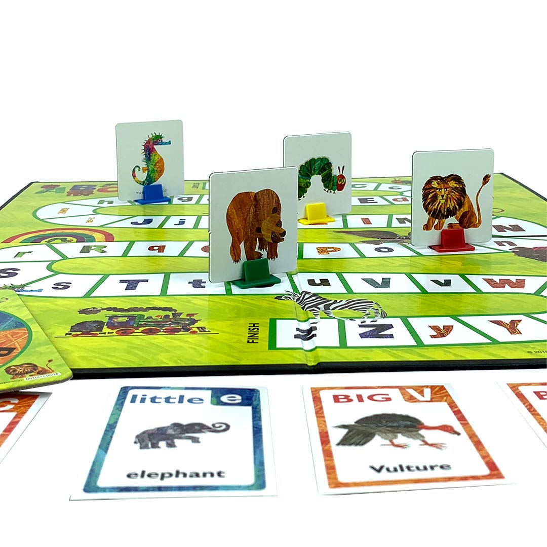 Briarpatch, The Very Hungry Caterpillar Spin & Seek ABC Game, Based On Board Books By Eric Carle, Preschool Learning For Kids