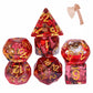 UDIXI 7PCS Polyhedral Dice Set, 7-Die DND Dice Set Filled with Axe for Role Playing Games as Dungeons and Dragons RPG MTG Table