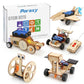 5 In 1 Stem Model Car Kits, Stem Projects For Kids, Toys For Boys Age 8-12, 3D Wooden Puzzles, Educational Science Building Kit, Christmas Birthday Gifts For 8 9 10 11 12 Year Old Boys And Girls