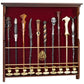 The Noble Collection Harry Potter 10 Wand Display - Wooden Display Case for 10 Wands (Not Included) - Officially Licensed Film S
